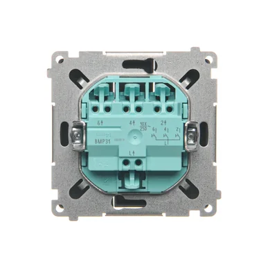 SIMON BASIC Pulsante triplo 10A 250V grafite opaco