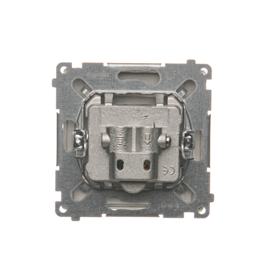 SIMON BASIC R-TV-DATA socket (module) silver mat