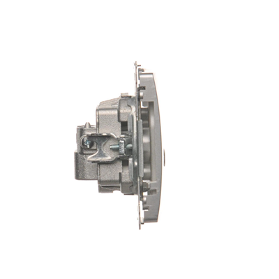 SIMON BASIC R-TV-DATA socket (module) silver mat