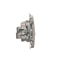 SIMON BASIC R-TV-DATA socket (module) silver mat