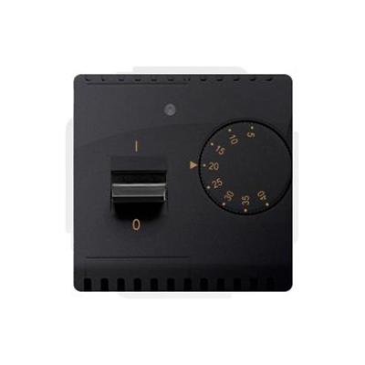 SIMON BASIC Régulateur de température avec capteur externe 16A 230V graphite mat