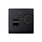 SIMON BASIC Régulateur de température avec capteur externe 16A 230V graphite mat