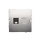 SIMON BASIC RJ11 Telefondose (Modul) Schraubmontage silber matt