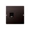 SIMON BASIC RJ11 telephone socket (module) with chocolate screws