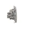 SIMON BASIC SAT-SAT-RTV Satelliten-Doppelantennendose, mattsilber