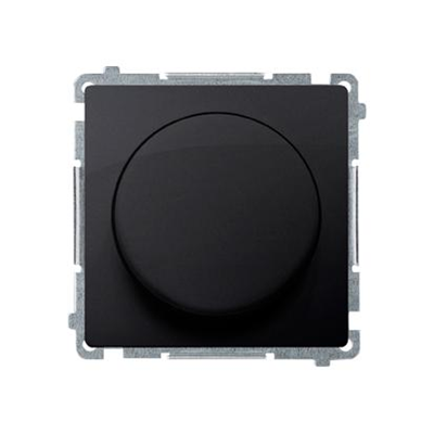 SIMON BASIC Ściemniacz naciskowo-obrotowy jednobiegunowy do LED ściemnialnych 230V (moduł) grafit mat