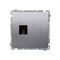 SIMON BASIC Single HDMI socket (module) silver mat