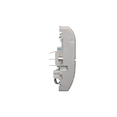 SIMON BASIC Single hotel switch with backlight 10(2)A silver mat