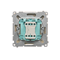 SIMON BASIC Single NO pictogram button (module) 10AX 250V quick connectors beige