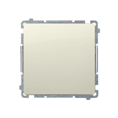 SIMON BASIC Single NO pictogram button (module) 10AX 250V quick connectors beige