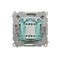 SIMON BASIC Single NO pictogram button (module) 10AX 250V quick connectors beige
