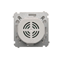 SIMON BASIC Single-pole push-turn dimmer for dimmable LEDs 230V (module) stainless steel