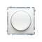 SIMON BASIC Single-pole push-turn dimmer for dimmable LEDs 230V (module) white