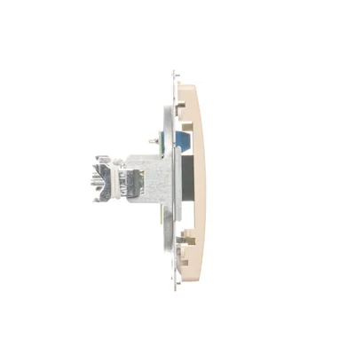 SIMON BASIC Single RJ11 telephone socket beige