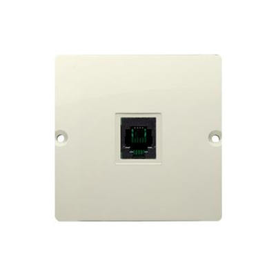 SIMON BASIC Single RJ11 telephone socket beige