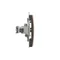 SIMON BASIC Single terminal R-TV antenna socket separated (module) chocolate
