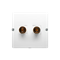SIMON BASIC Single white speaker socket