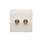 SIMON BASIC Single white speaker socket