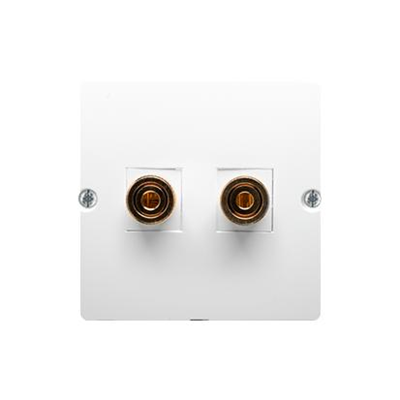 SIMON BASIC Single white speaker socket