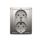 SIMON BASIC Socket with earthing Schuko double, satin finish