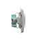SIMON BASIC Socket with earthing schuko (module) 16A 230V screw terminals silver matt