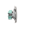 SIMON BASIC Socket with grounding (module) 16A 230V satin quick connectors