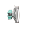 SIMON BASIC Socket with grounding, with a shutter for current paths, splash-proof IP44 (module), 16A, 250V~, silver matt