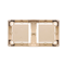 SIMON BASIC STANDARD Boîte en saillie double, beige