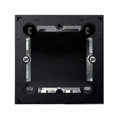 SIMON BASIC STANDARD Boîte en saillie, simple plaque métallisée, graphite mat