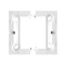 SIMON BASIC STANDARD Caja de superficie plegable individual, blanco intenso