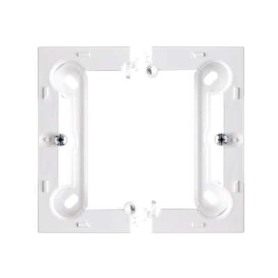 SIMON BASIC STANDARD Single wall-mounted box, deep white