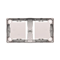 SIMON BASIC STANDARD Surface-mounted box, double metallised inox plate