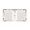 SIMON BASIC STANDARD Surface-mounted double plate white box