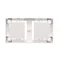 SIMON BASIC STANDARD Surface-mounted double plate white box