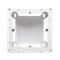 SIMON BASIC STANDARD Surface-mounted single plate white box