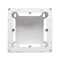 SIMON BASIC STANDARD Surface-mounted single plate white box