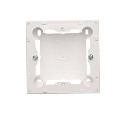 SIMON BASIC STANDARD Surface-mounted single plate white box