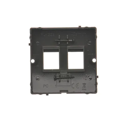 SIMON BASIC Tapa para tomas IT Keystone, plana, doble chocolate