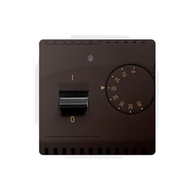 SIMON BASIC Temperature controller with an external sensor 16A 230V chocolate