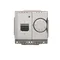 SIMON BASIC Temperature controller with internal sensor 16A 230V silver mat