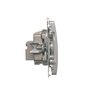 SIMON BASIC Terminal R-TV-SAT antenna socket (module) silver mat