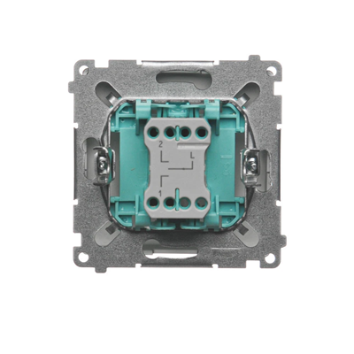 SIMON BASIC Three-position 1-0-2 satin roller shutter switch