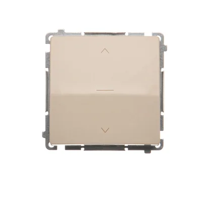 SIMON BASIC Three-position roller shutter switch 1-0-2 beige