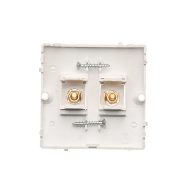 SIMON BASIC Toma altavoz individual blanca