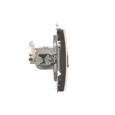 SIMON BASIC Toma de ordenador RJ45 doble apantallado, categoría 6, con guardapolvo (módulo), chocolate metalizado mate