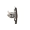 SIMON BASIC Toma de ordenador RJ45 doble apantallado, categoría 6, con guardapolvo (módulo), chocolate metalizado mate