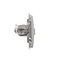 SIMON BASIC Toma de ordenador RJ45 simple apantallada, categoría 6, con guardapolvo (módulo), plata metalizado mate
