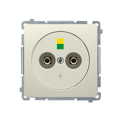 SIMON BASIC Toma equipotencial - diferencia de potencial (módulo), beige