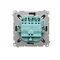 SIMON BASIC Triple button 10A 250V chocolate
