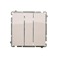 SIMON BASIC Triple connector 10A 250V white